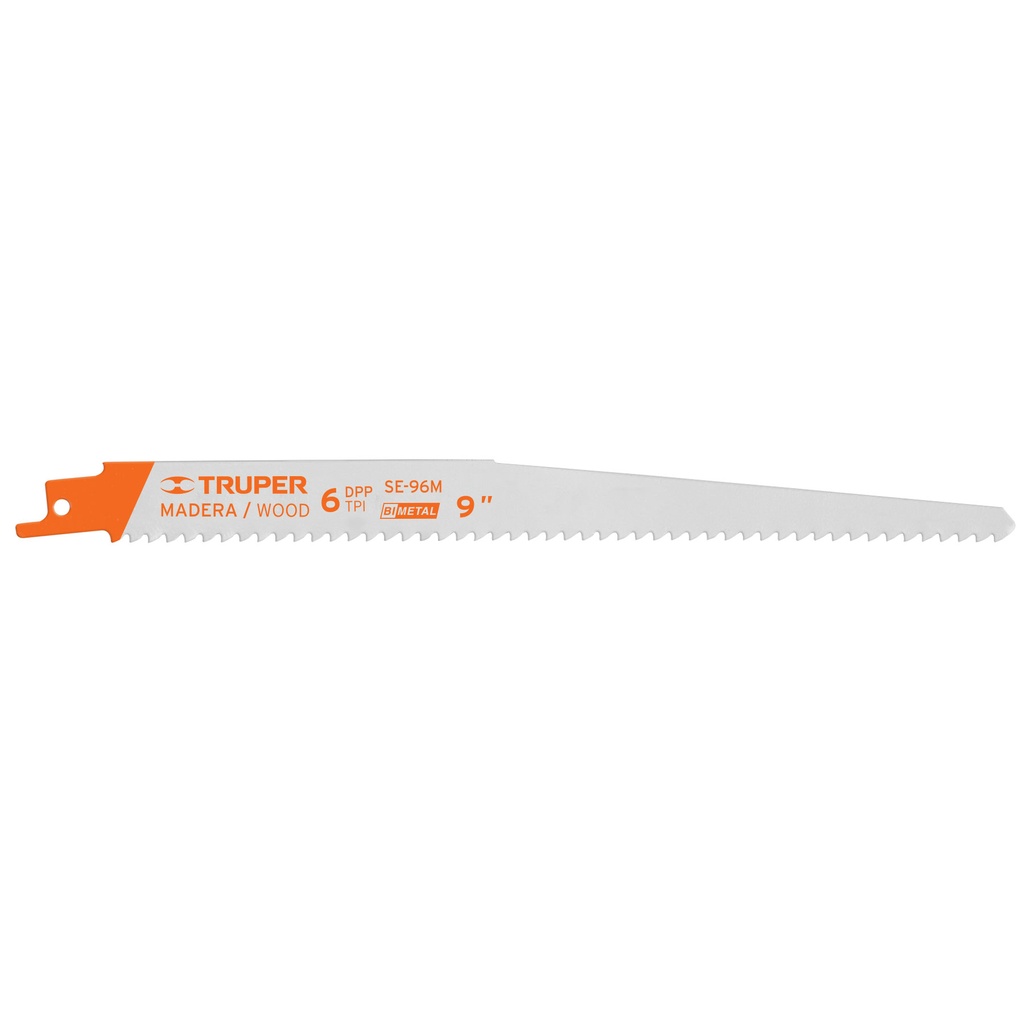 TRUPER SEGUETA P/SIERRA SABLE 9" 6DPP 2PZ P/MAD SE-96M