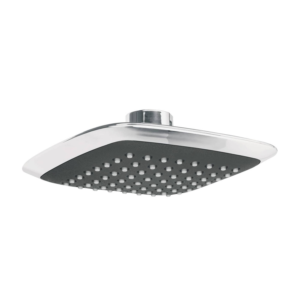 FOSET REGADERA CUADRADA 6"    PLASTICO S/BRAZO AERO R-510S