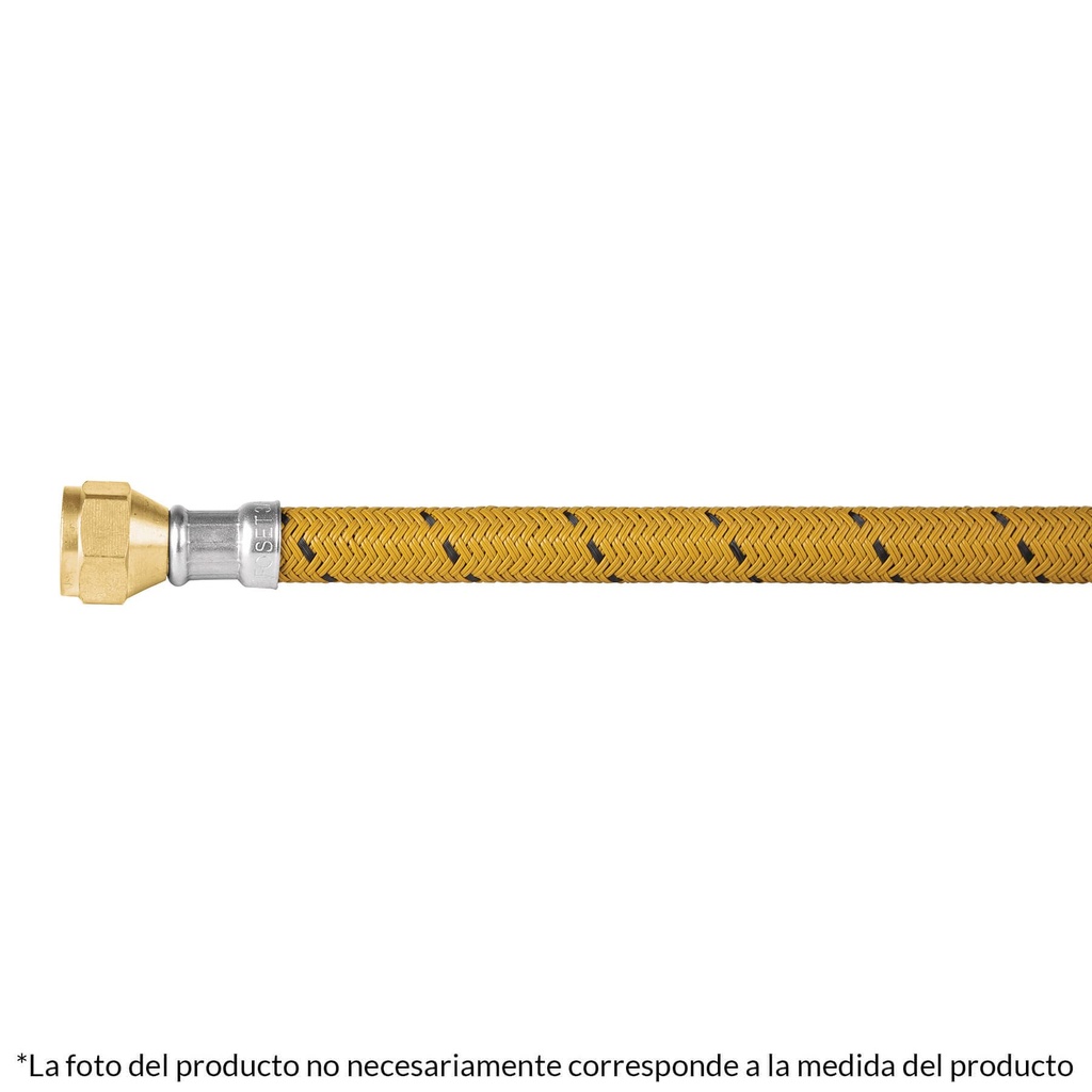 FOSET MANGUERA FLEXIBLE P/GAS 3/8"X300CM HULE-VINILO FGA-30V