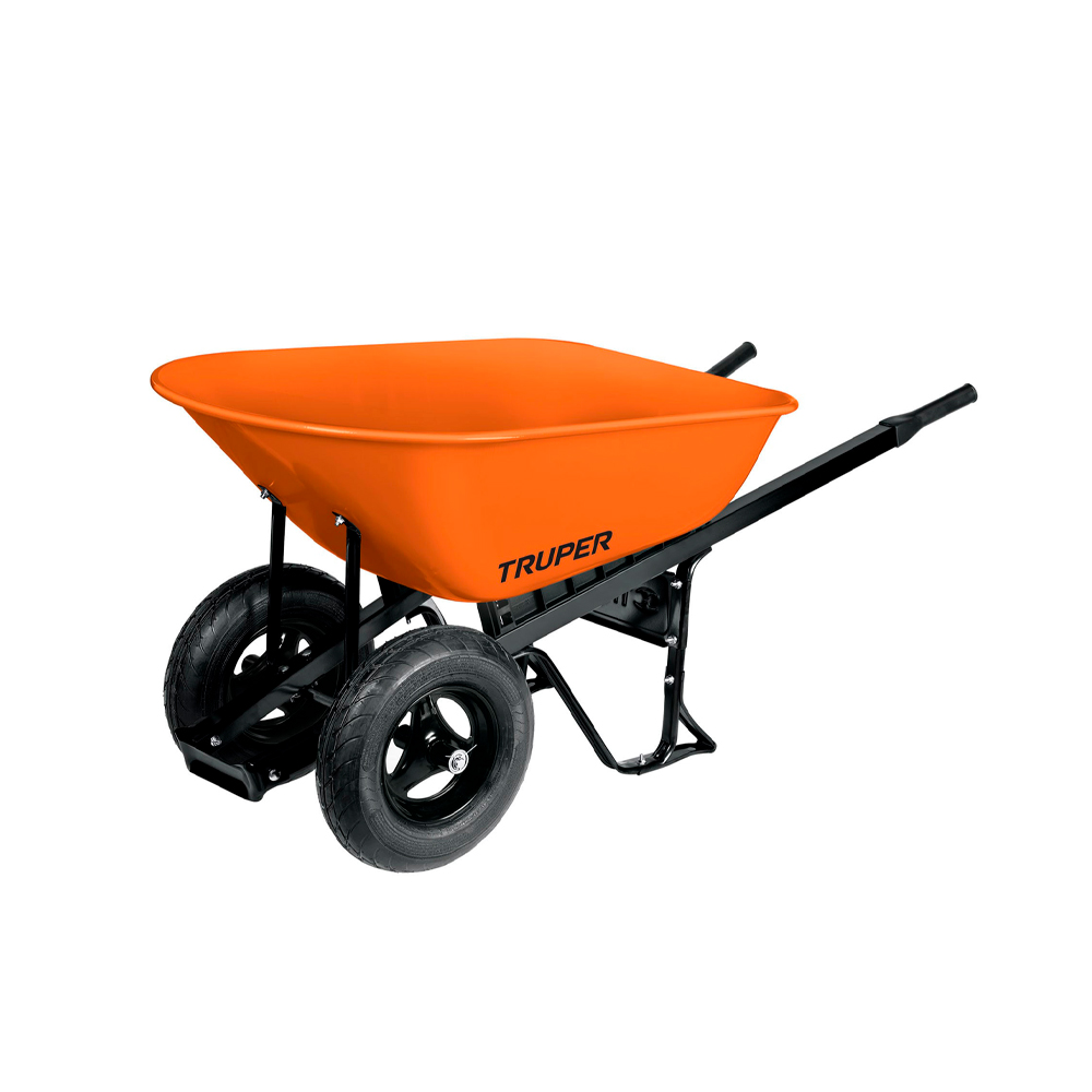 TRUPER CARRETILLA 8FT3 DOBLE   LLANTA NEUMATICA CAR-82