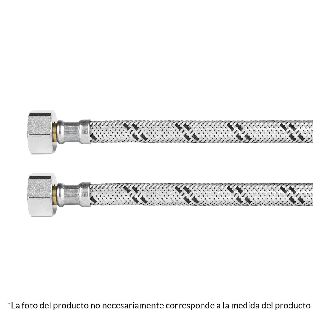 FOSET FWC-40XL MANGUERA HULE  40CM ACERO  CONECTOR PLASTICO