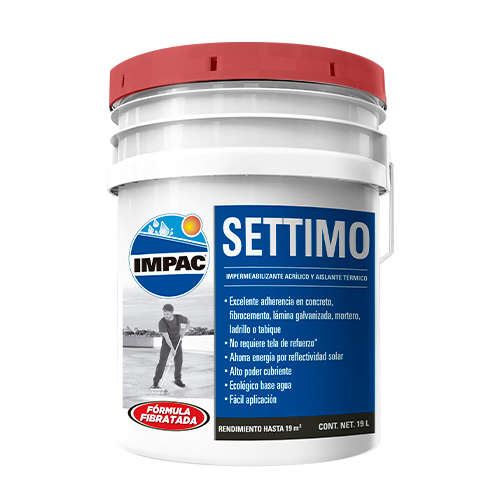 IMPAC IMPERM SETTIMO 7AÑOS    TERRACOTA 19LT