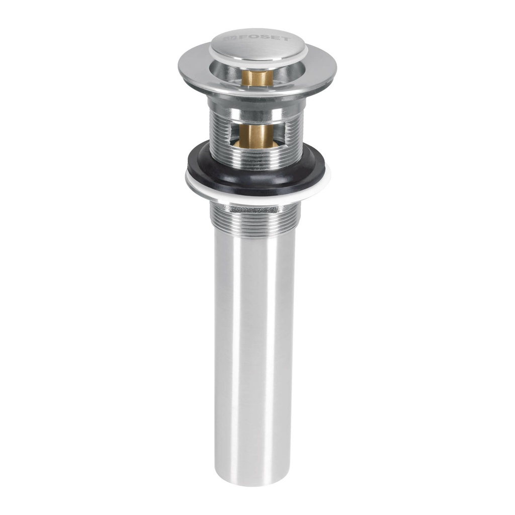 FOSET CONTRA PARA LAVABO CON  TAPON PUSH OFF SATINADO