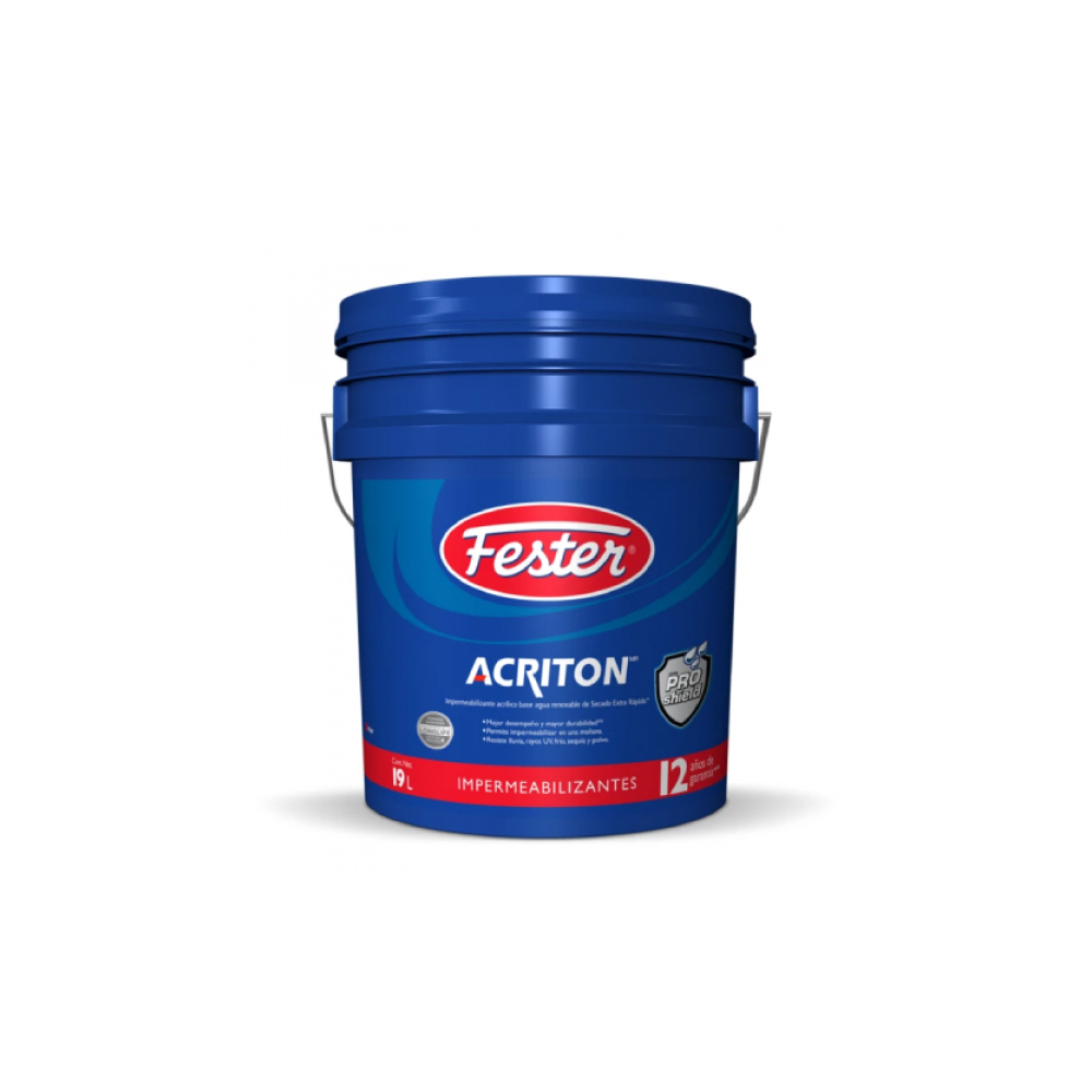 FESTER IMPERMEABILIZANTE      ACRITON 12AÑOS BCO 19LT 234598