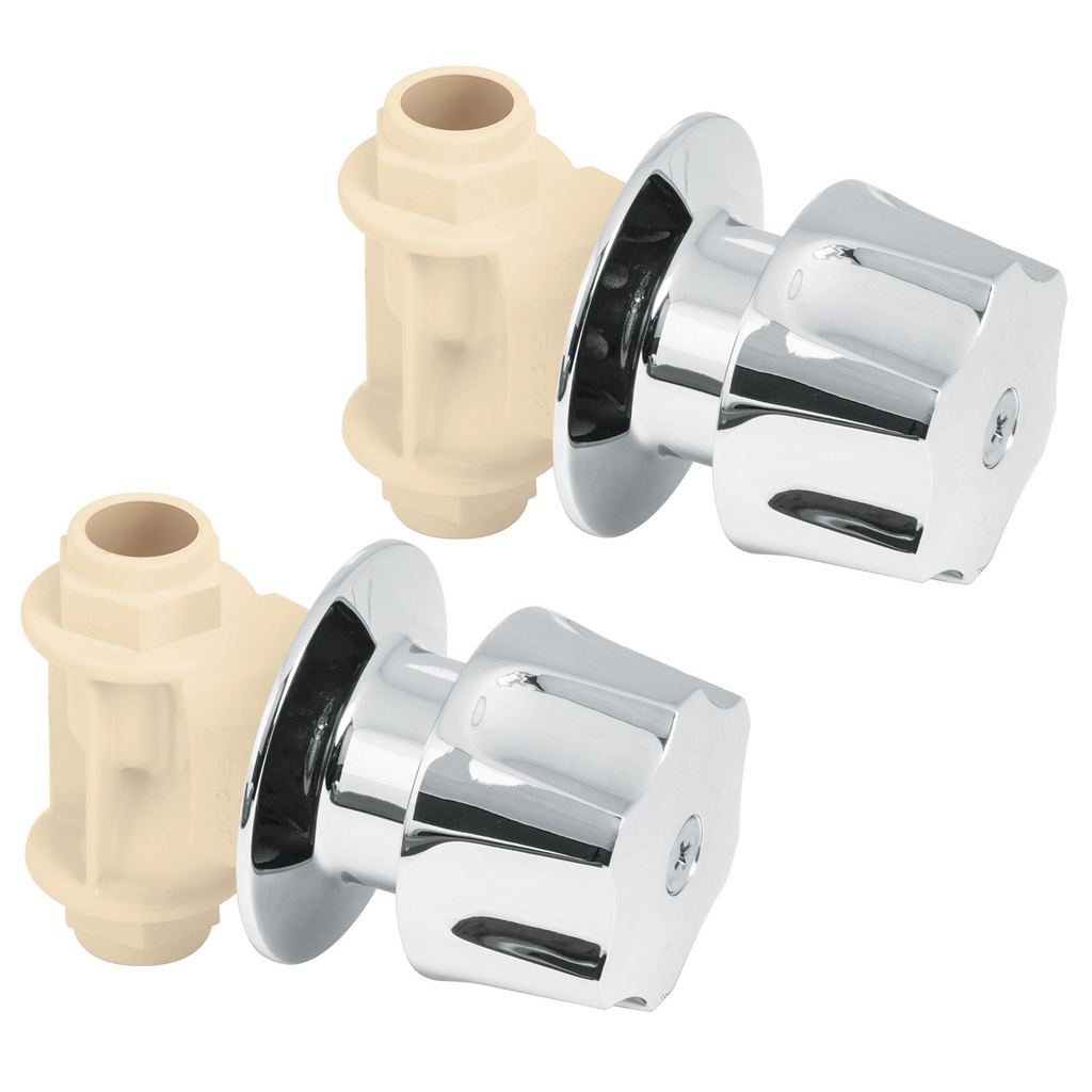 FOSET CPVC-052 LLAVES DE EMPOTRAR PARA REGADERA DE CPVC  2 P