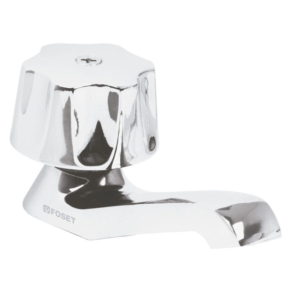 FOSET M-142 LLAVE INDIVIDUAL PARA LAVABO  METALICA  HEXAGONA