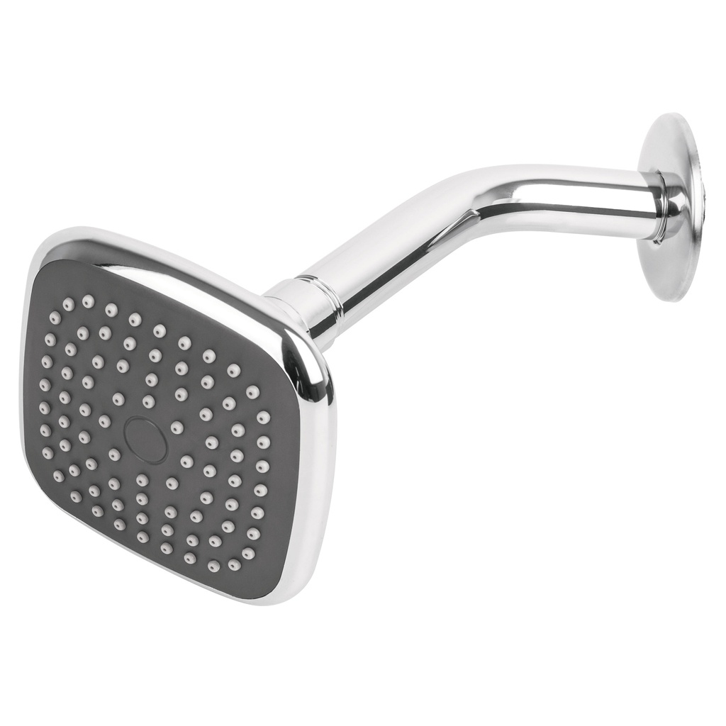 FOSET R-401 REGADERA CUADRADA  ABS  3-3/4  CON BRAZO  BASIC