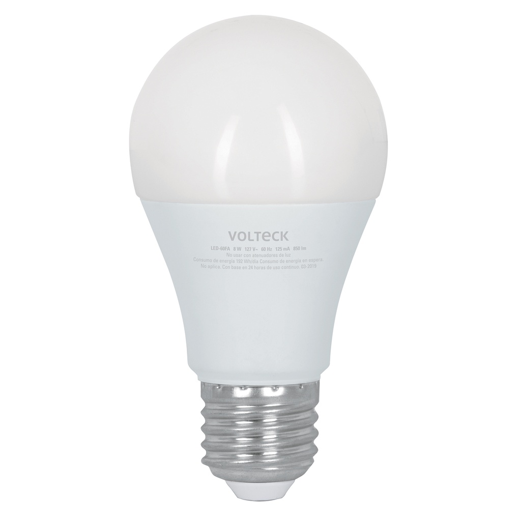 VOLTECK LED-60FA LÁMPARA DE LED, BULBO ESTÁNDAR, A19, 9 W