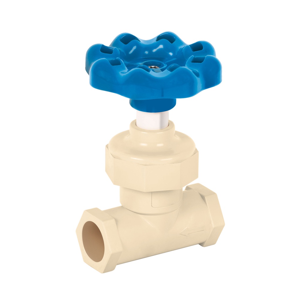 FOSET VALVULA GLOBO CPVC 13MM 1/2" CPVC-GL-1/2
