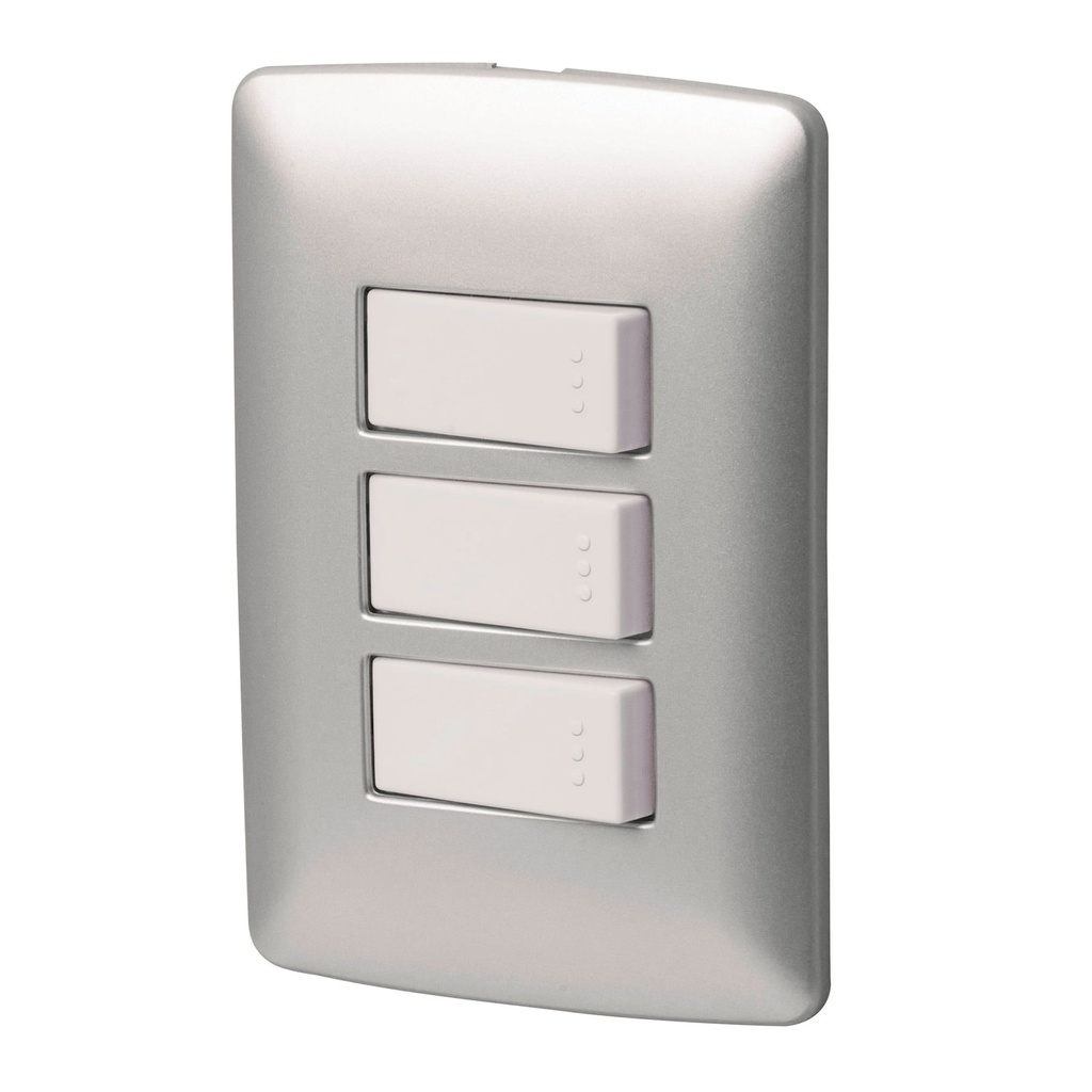 VOLTECK PA-APTR-EIP PLACA ARMADA 2 INTERRUPTORES SENCILLO