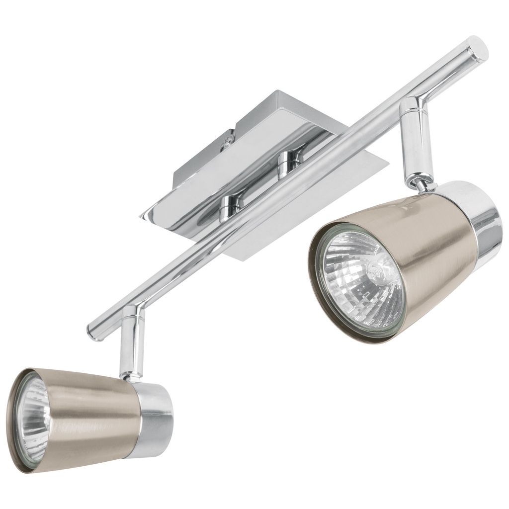 VOLTECK LUMINARIO SOBREPONER 2SPOT BARI 2XGU10 SOB-302S