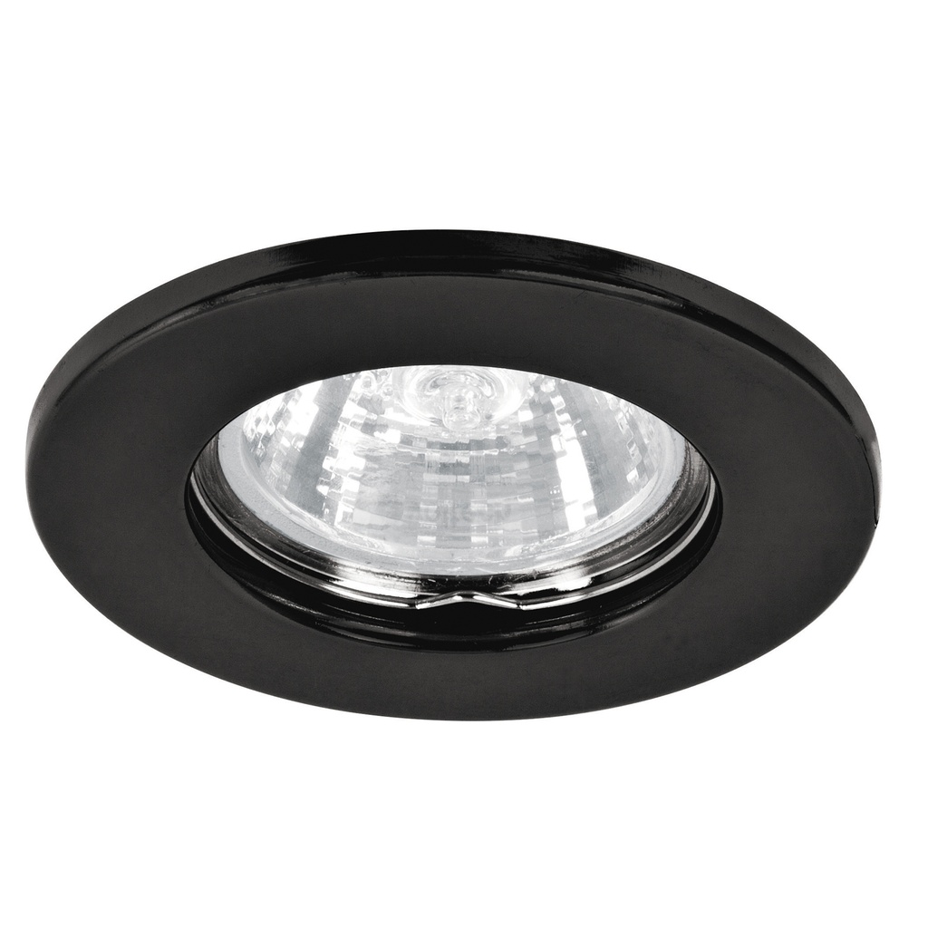 VOLTECK LUMINARIA EMPOTRABLE  REDONDO NEGRO P/MR16 EMP-101S