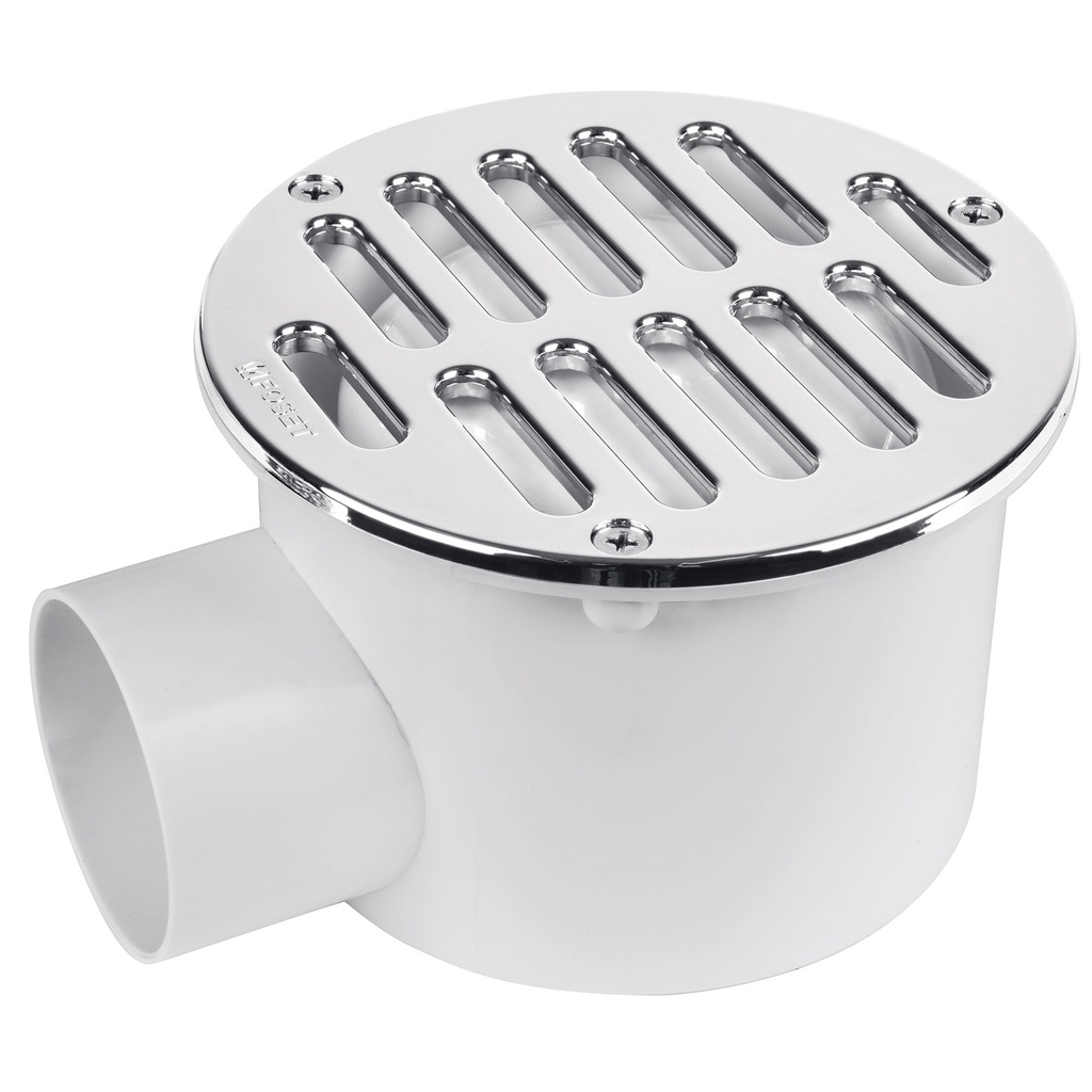 FOSET COL-62 COLADERA ABS 5', SALIDA LATERAL 2', REJILLA CON