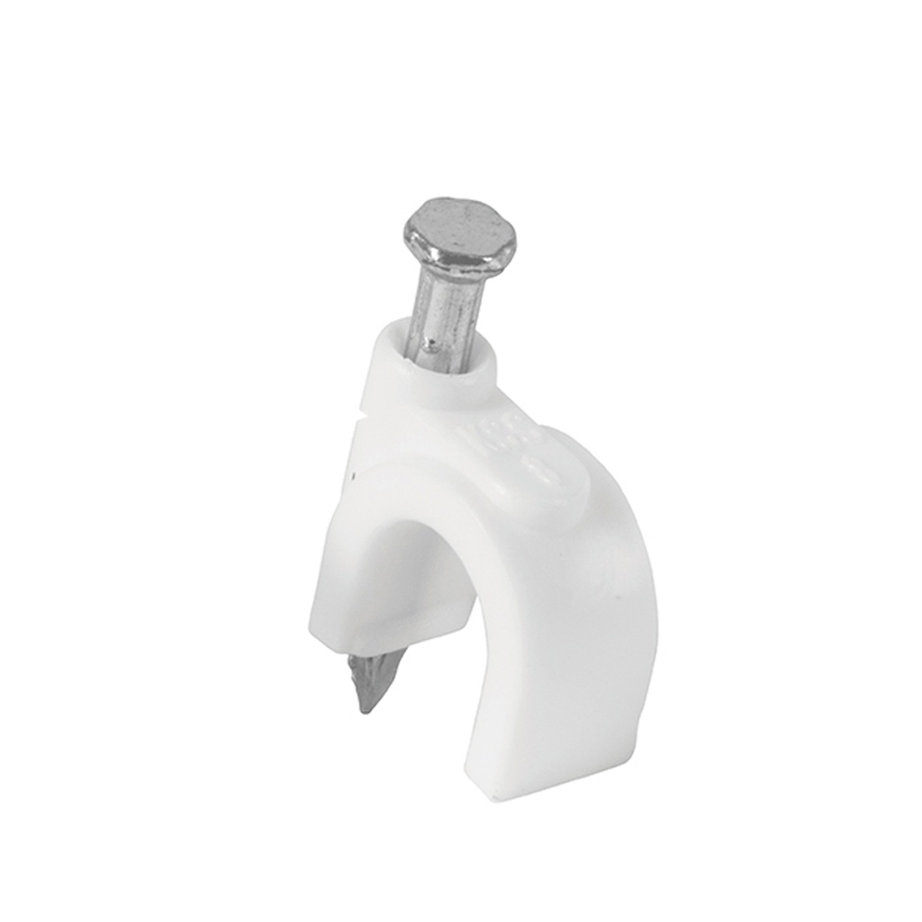 VOLTECK GRAPA CURVA BLANCA    10 MM BOLSA 500 PZS GCU-10BG