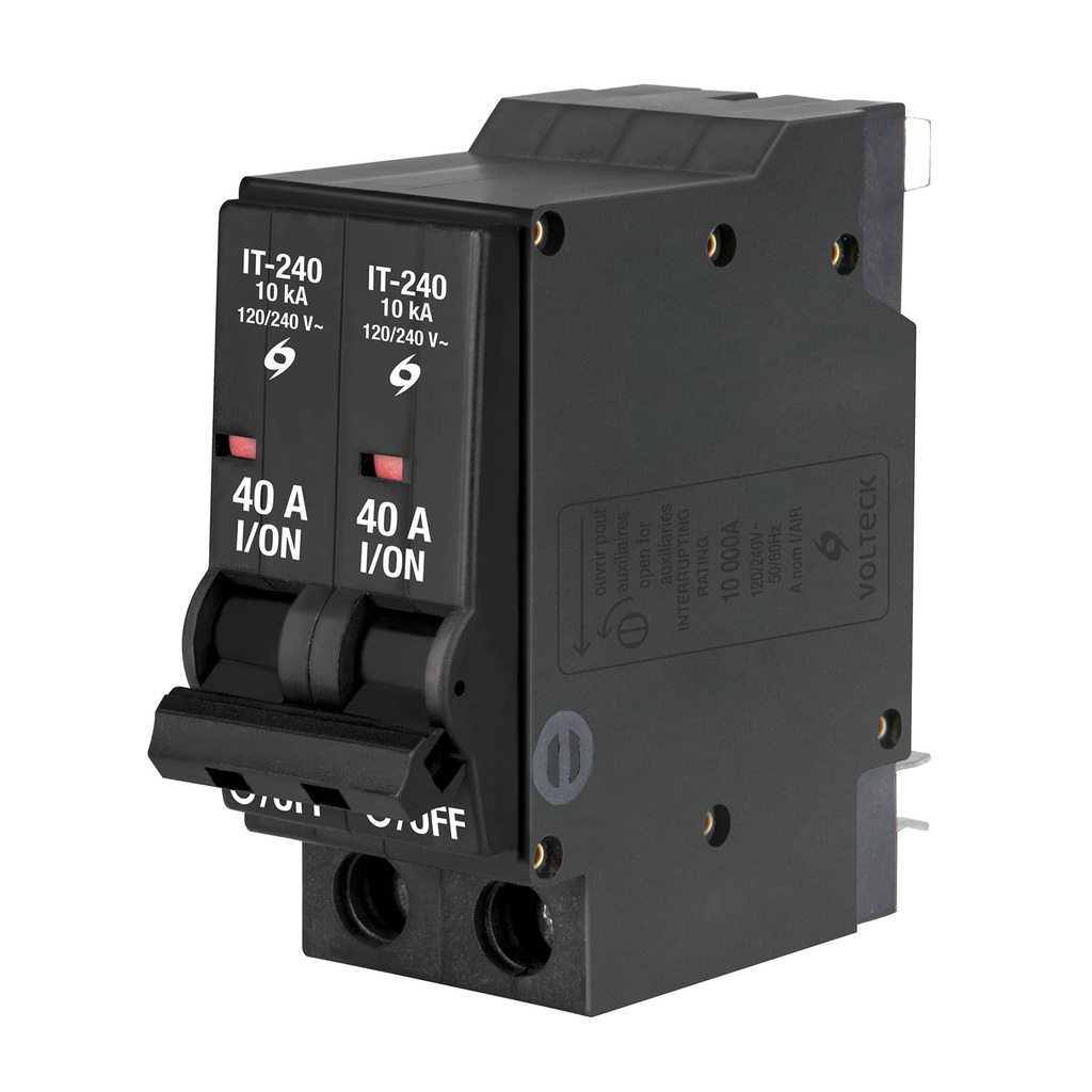 VOLTECK IT-240 INTERRUPTOR TERMOMAGNÉTICO 2 POLOS 40 A, V