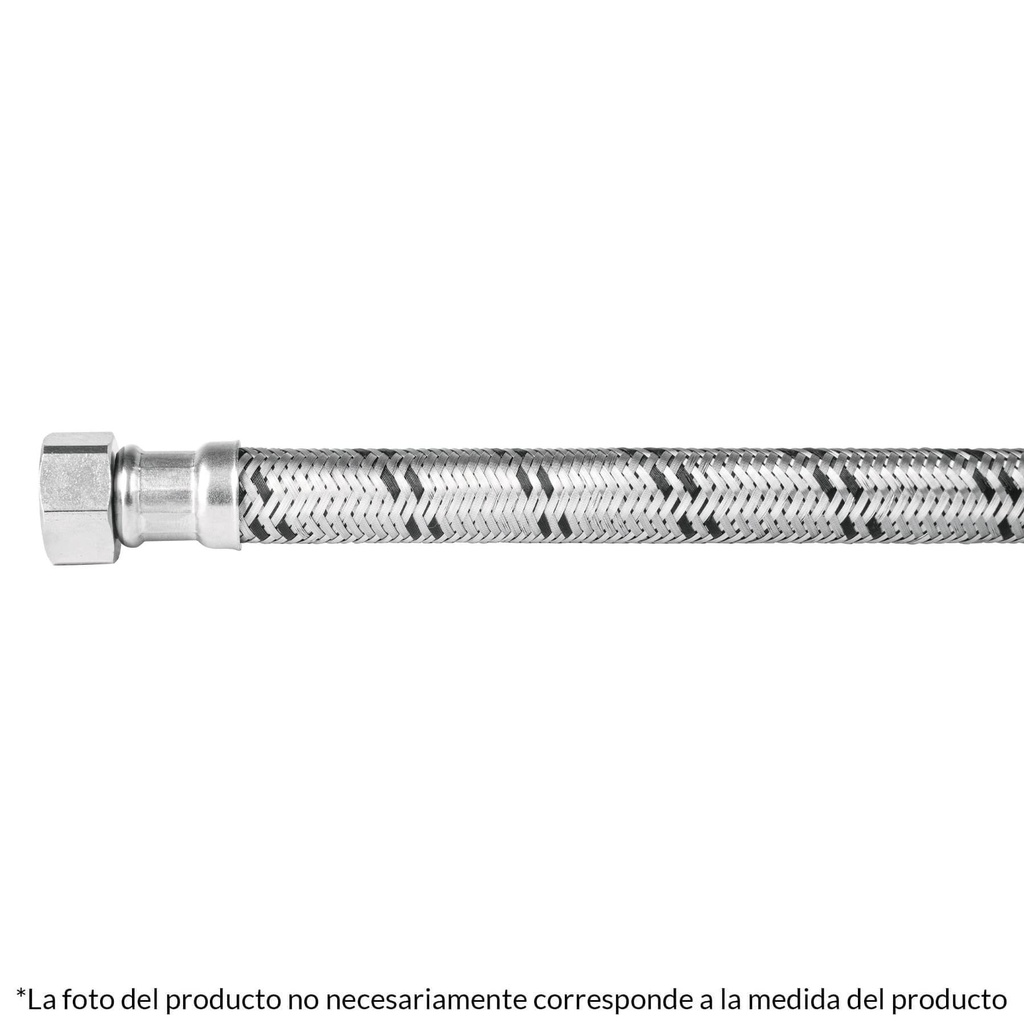 FOSET MANGUERA TRENZADA ACERO 1/2X1/2X60CM U. GRL FBO-2260X