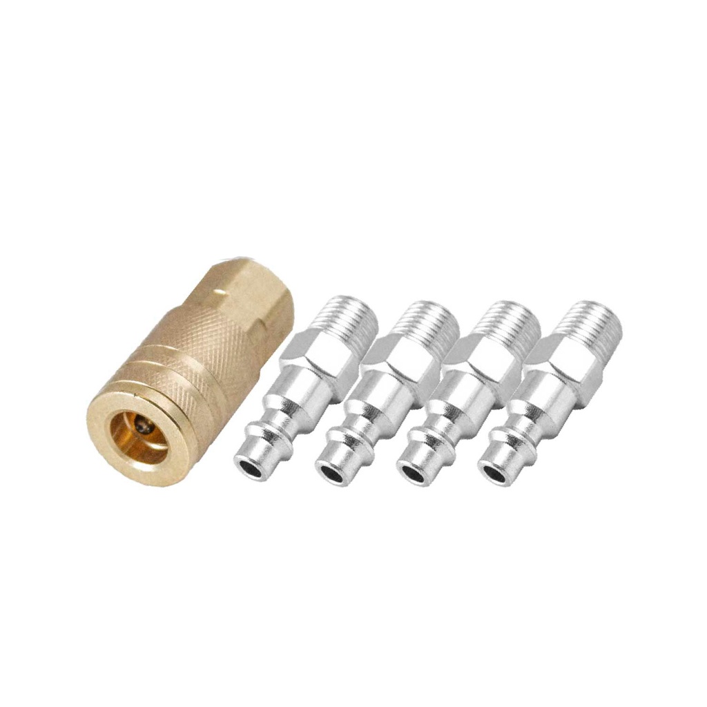 WESTON JGO CONECTOR Y COPLE   RAPIDO 5PZ 1/4NPT