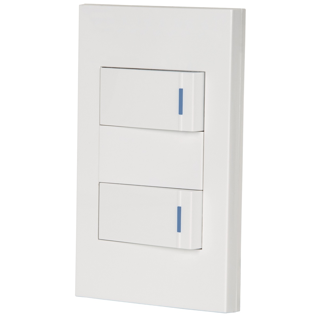 VOLTECK PA-APDO1-EEB PLACA ARMADA 2 INTERRUPTORES,(1 DE 3
