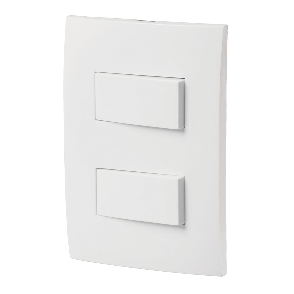 VOLTECK PA-APDO-EOB PLACA ARMADA INTERRUPTOR SENCILLO Y E