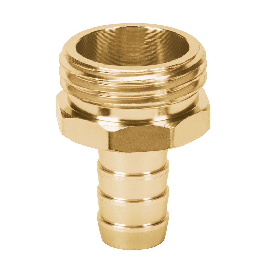 TRUPER CONECTOR MACHO 1/2"    SENCILLO ALUM CM-1/2A