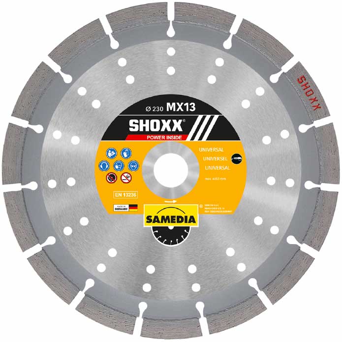 SAMEDIA DISCO DIAM    SEGMENTADO MX13 9" 310349 SHOXX