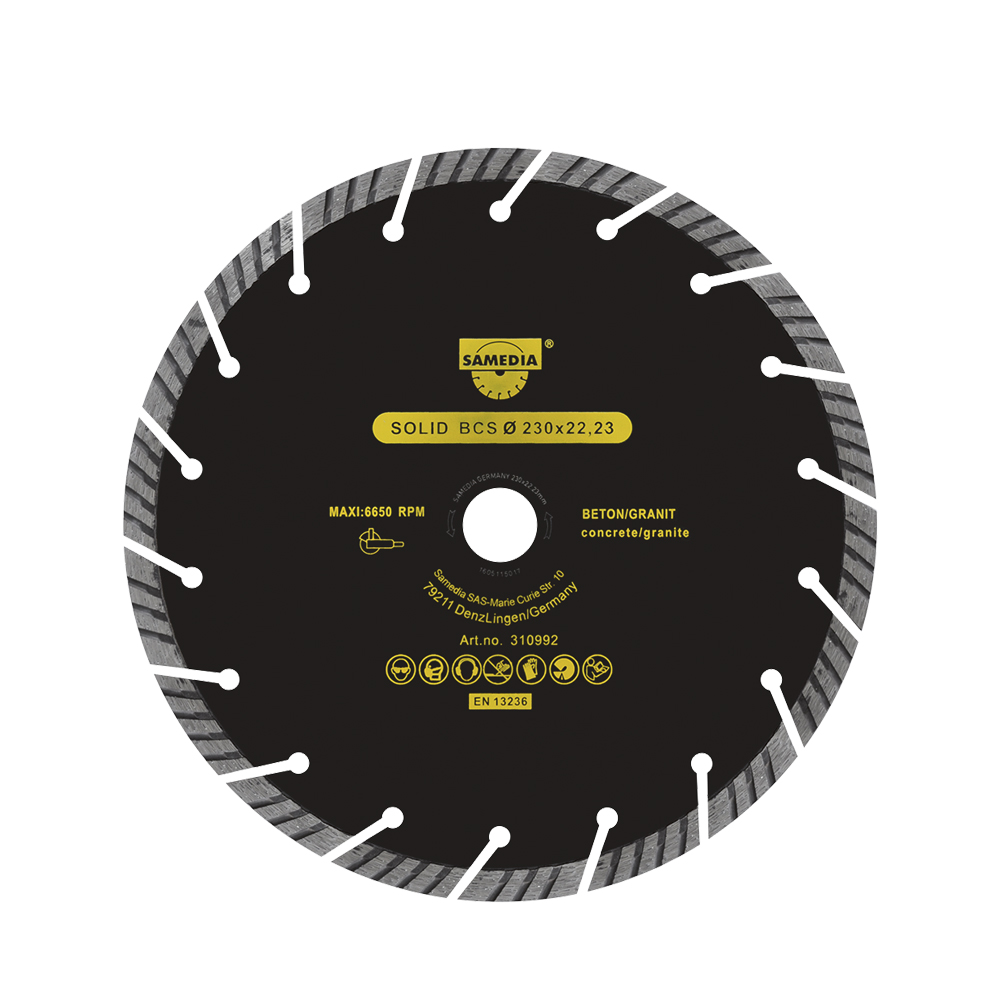 SAMEDIA DISCO DIAM    SEGMENTADO BCS 4-1/2" 310989 SOLID