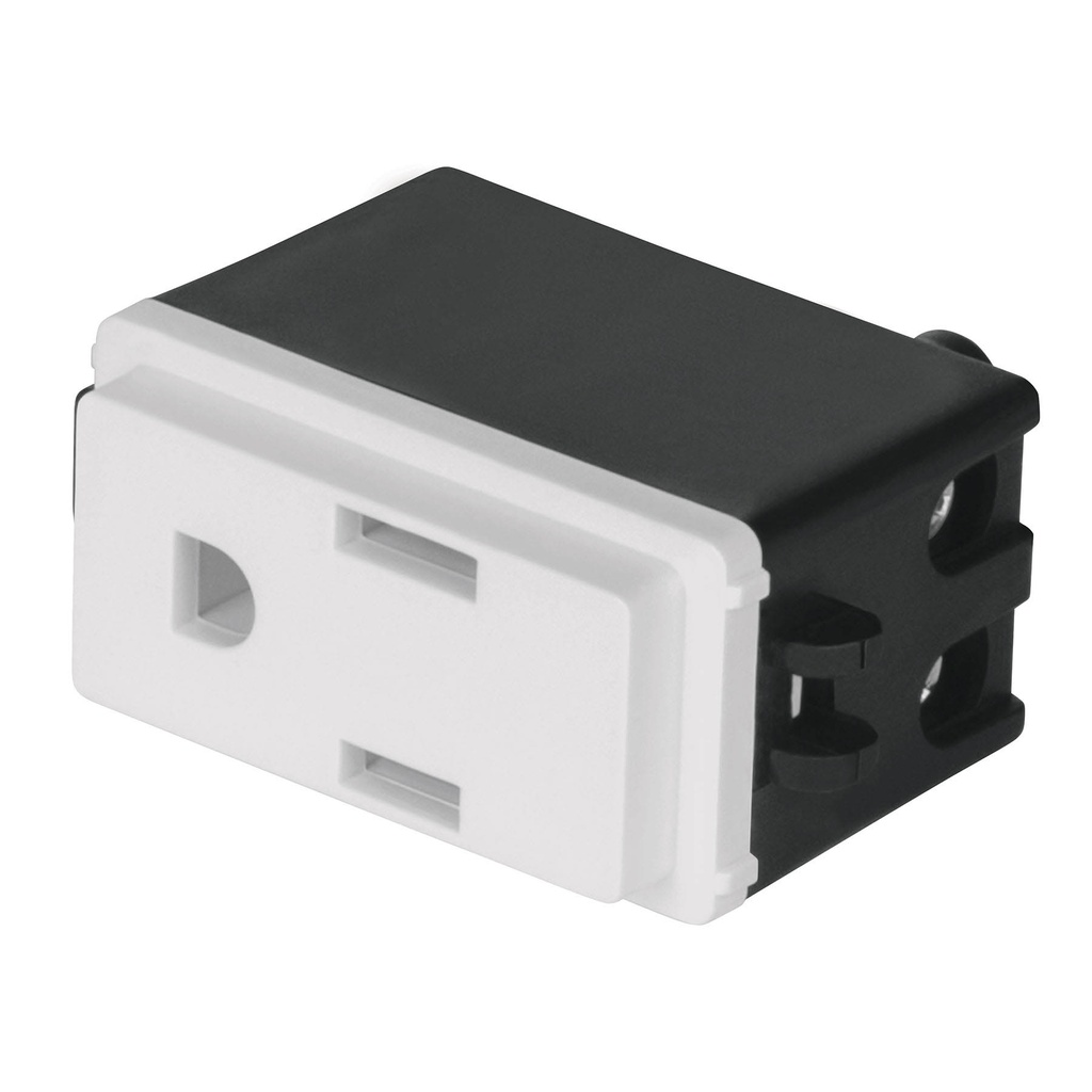 VOLTECK CONTACTO 127V/15A     2POLOS+TIERRA COA-B