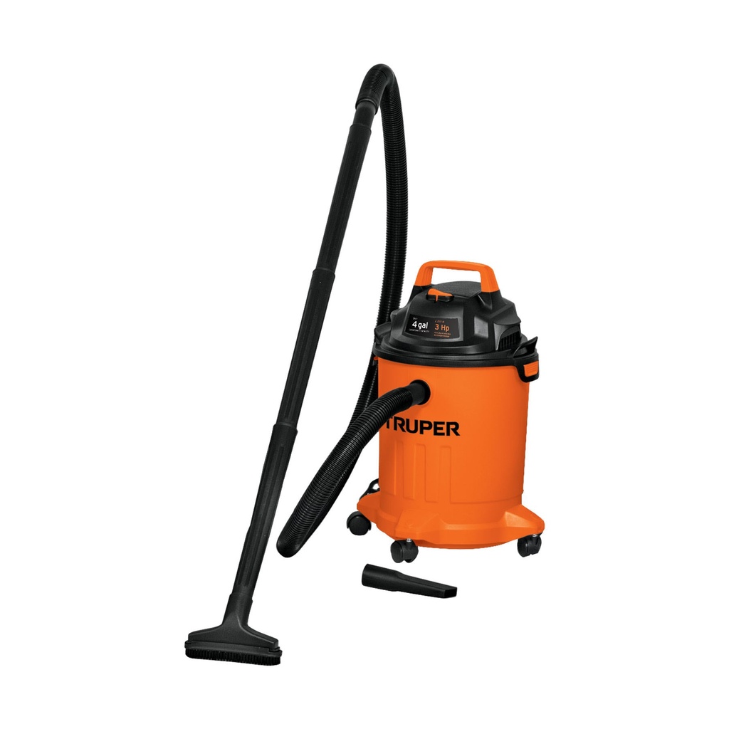 TRUPER ASPIRADORA 4GAL 3HP    PLAST LIQ-SOL ASP-04