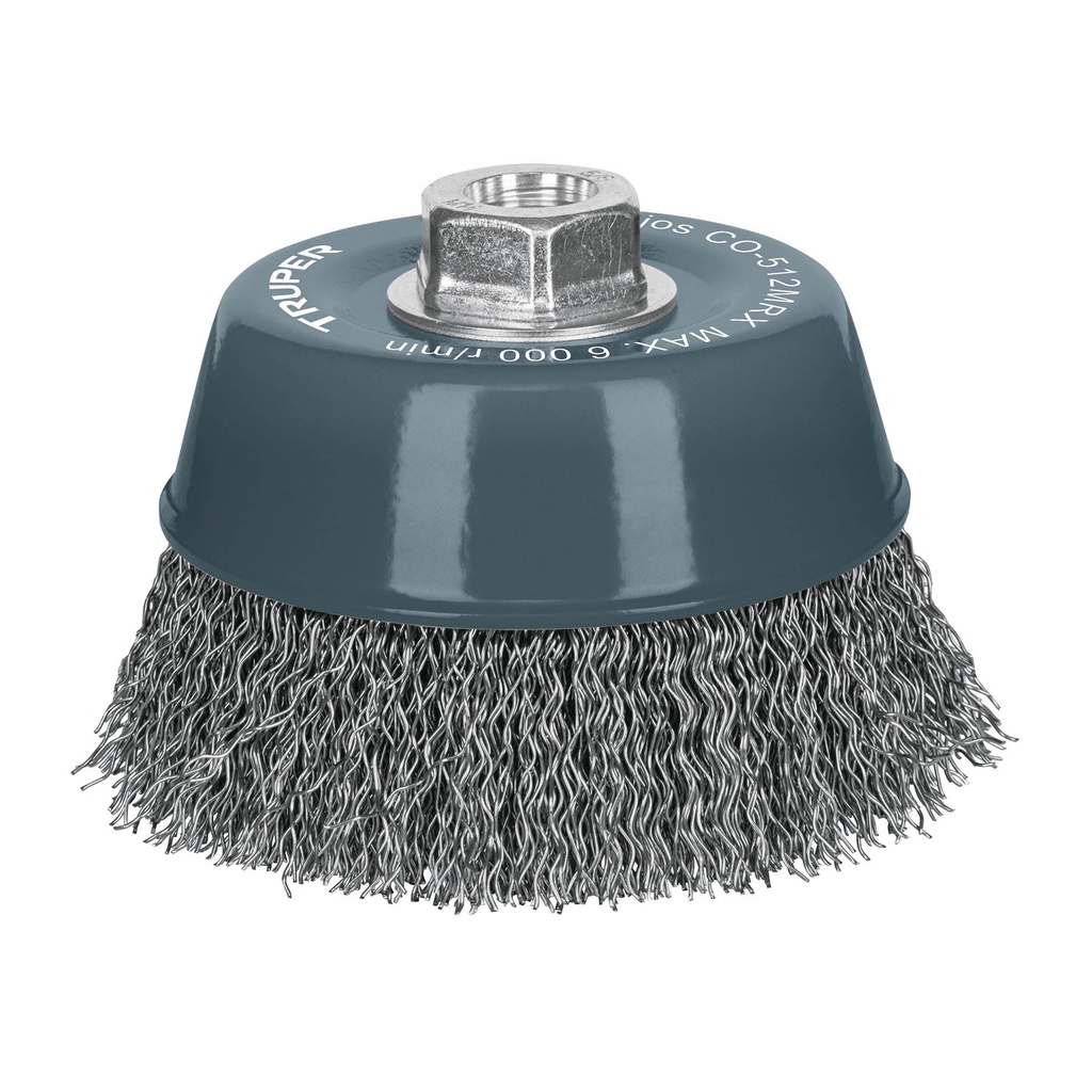 TRUPER CARDA  DE COPA 5"      ONDULADO GRUESO CO-512MRX