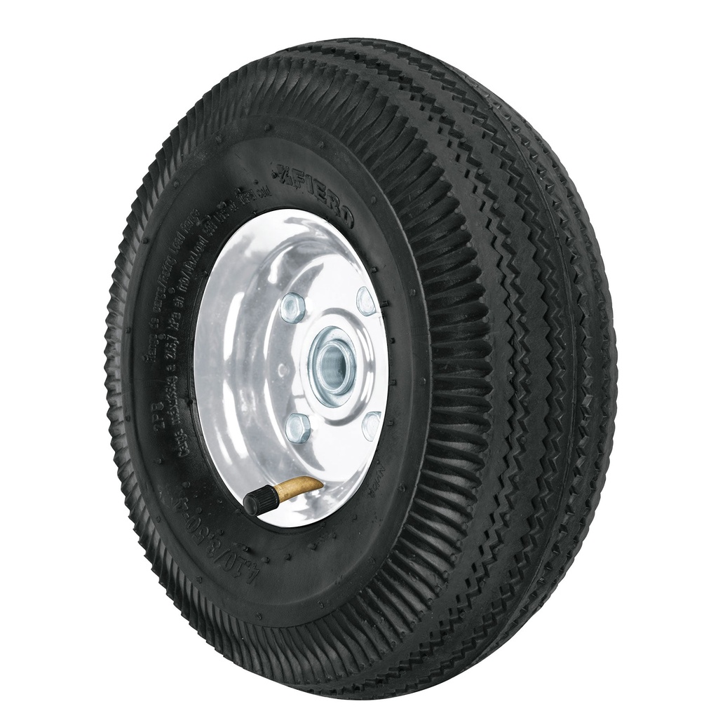 TRUPER RUEDA P/EJE LATERAL 10"NEUM LLN-10L