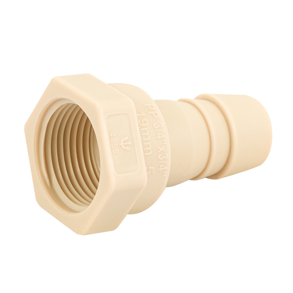 CONECTOR INSERCION ROSCA      INT PP 3/4X3/4"