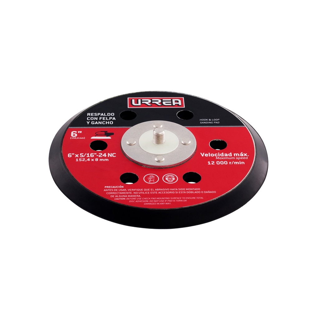 URREA BASE P/LIJADORA UP861A  6" BL61A