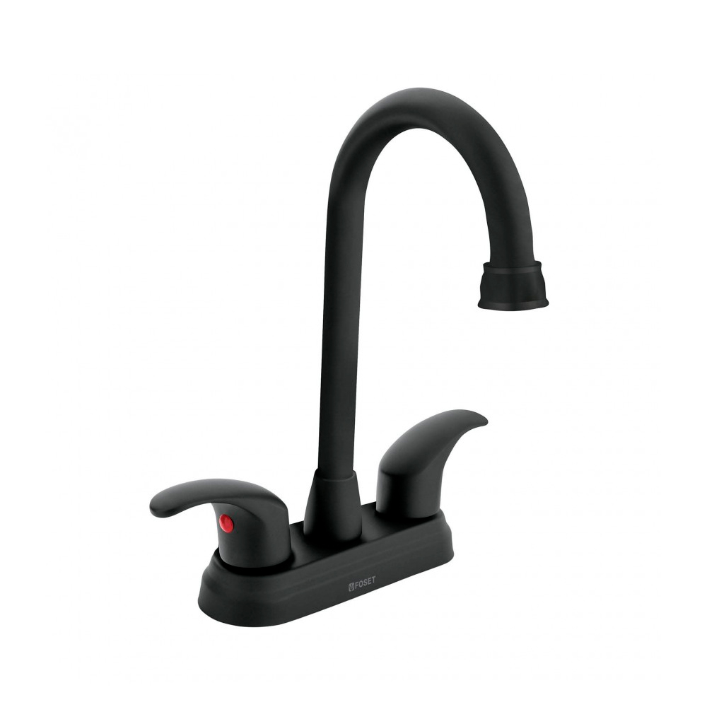 FOSET MEZCLADORA P/LAVABO 4"  NEGRO MAN PAL T/BAR AQM-62M