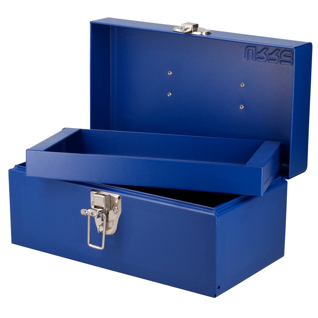 URREA CAJA METALICA AZUL      30X16X14.5CM D1A