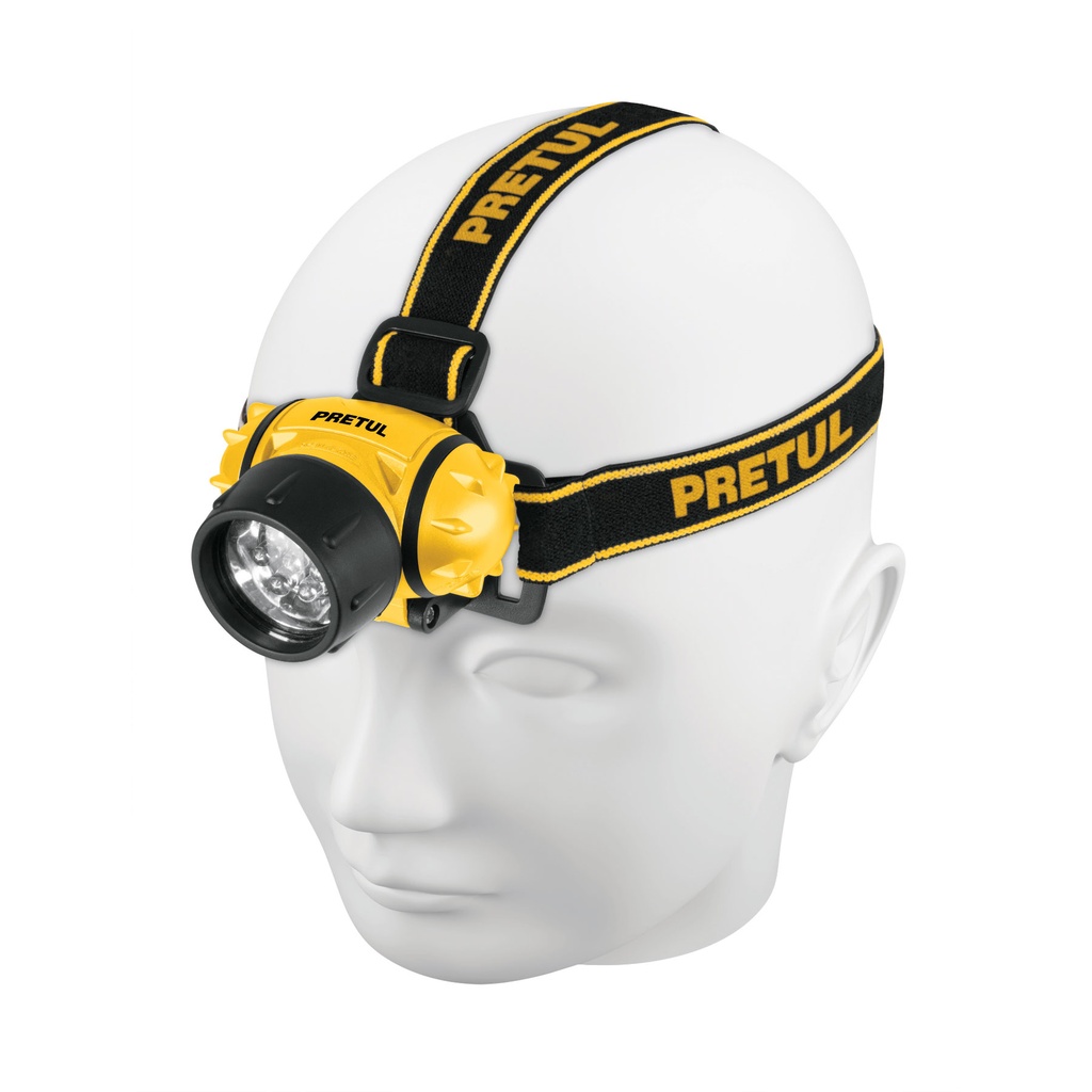 PRETUL LINTERNA D/MINERO 3    LED 65LUM 3PILAS AAA LI-CA-3AA