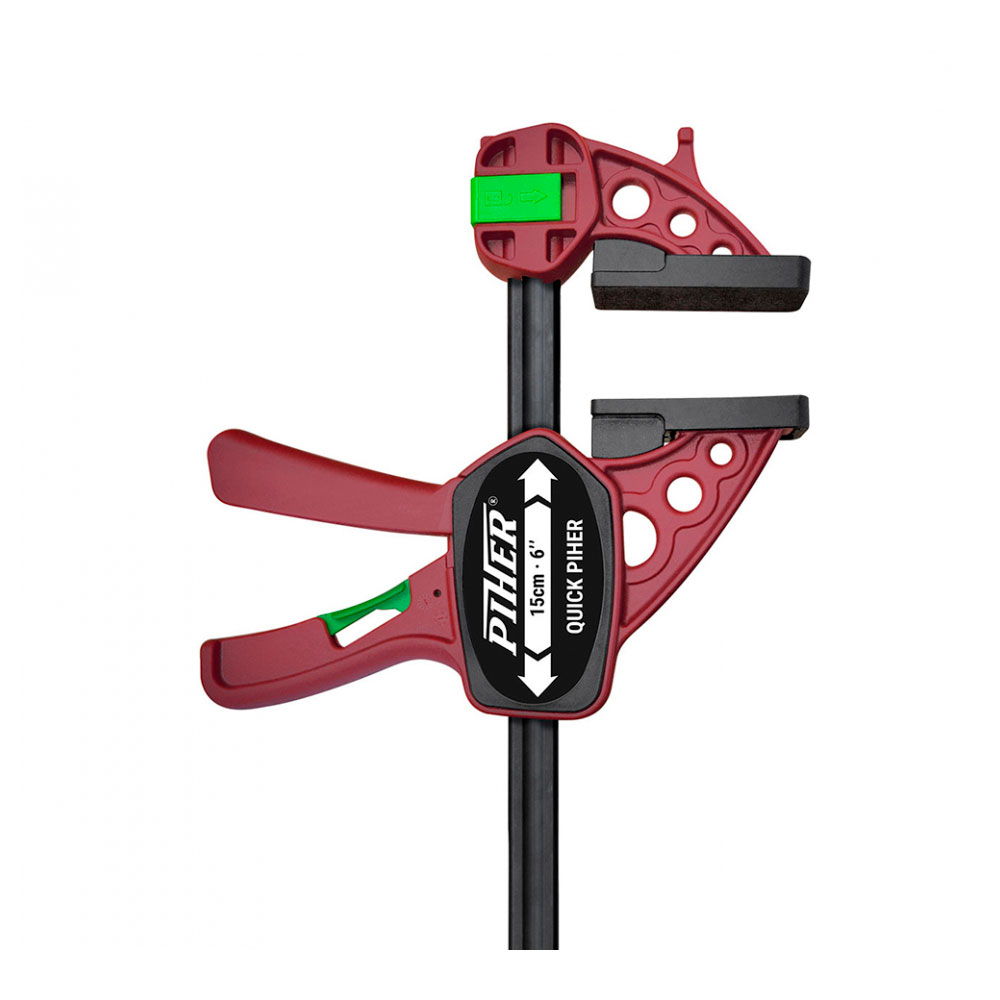 PIHER PRENSA DE BARRA ZAPATA  ANCHA REF 12.5CM QUICK 52625