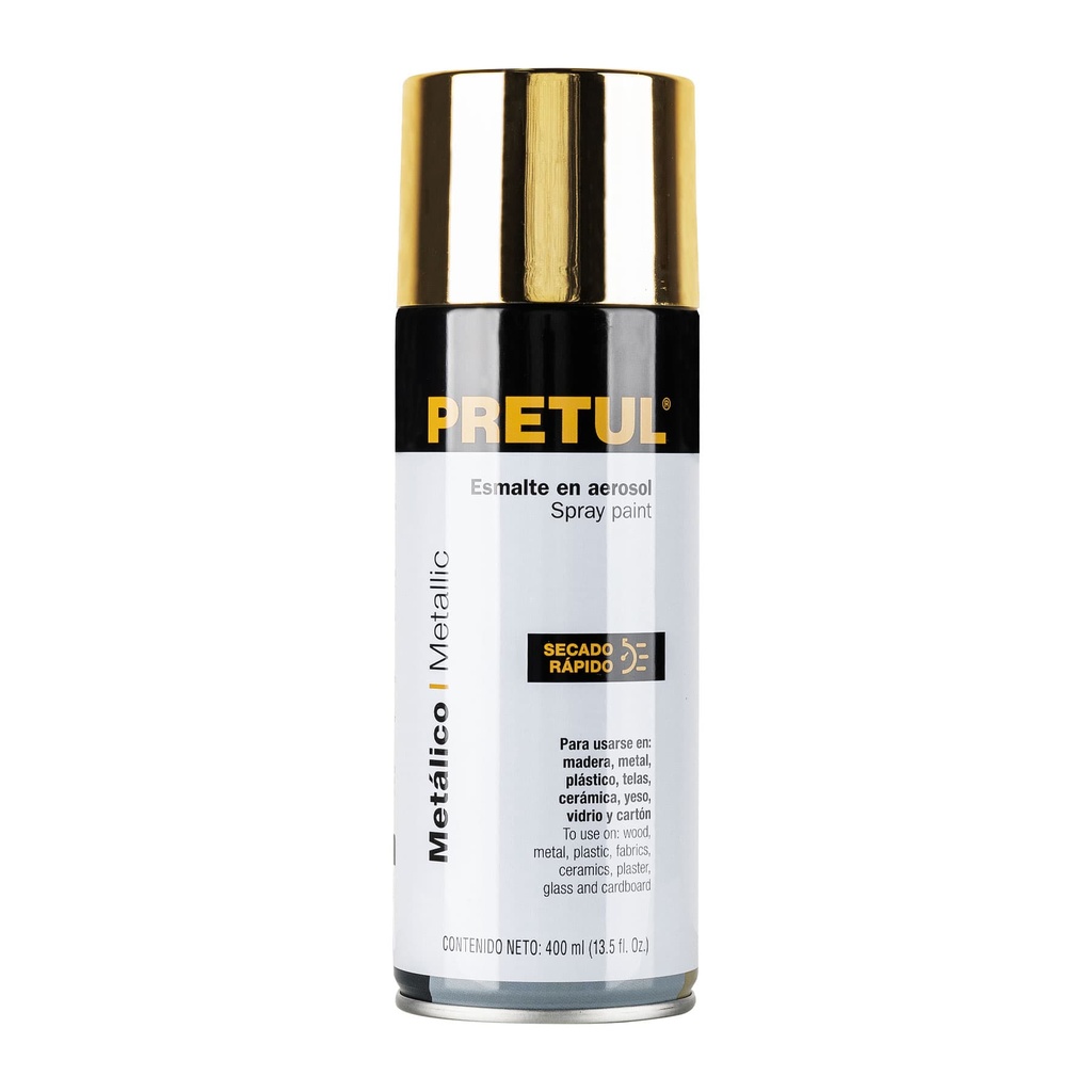 PRETUL PINTURA AEROSOL ORO    METALICA 300ML PAM-OR-P