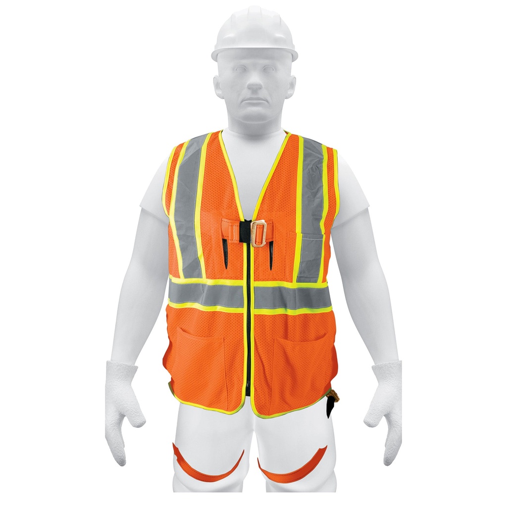 TRUPER CHALECO DE SEGURIDAD   NARANJA P/ARNES A.VIS. CHS-700