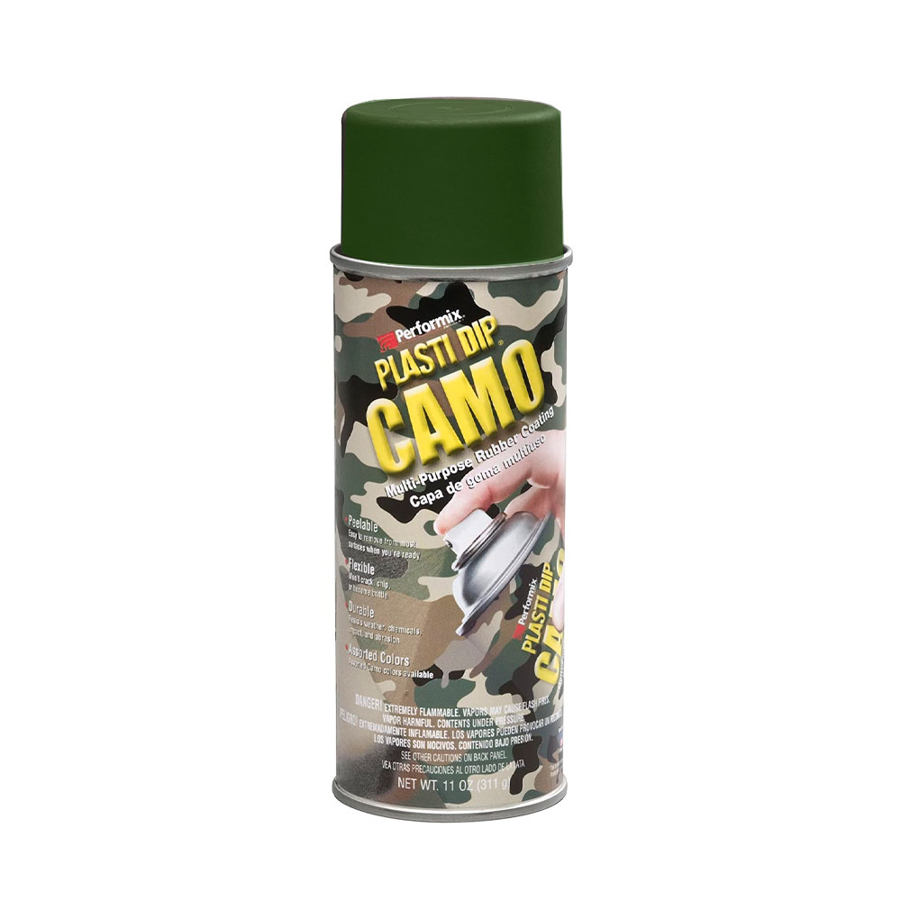 PLASTI DIP AEROSOL PINTURA    PLASTICA VERDE CAMUF 11OZ 1121