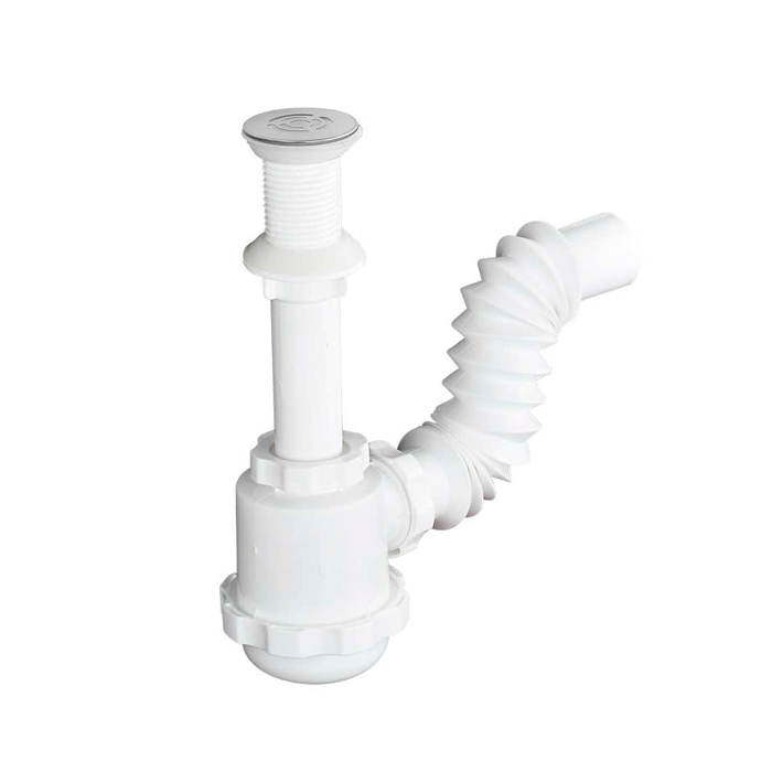 URREA CESPOL P/LAVABO FLEX    BOTE GDE REJILLA AC INOX 3716