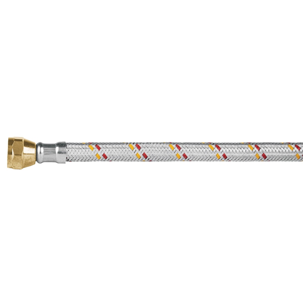 FOSET MANGUERA FLEXIBLE       P/GAS 3/8"X100CM ALUM FGA-10P