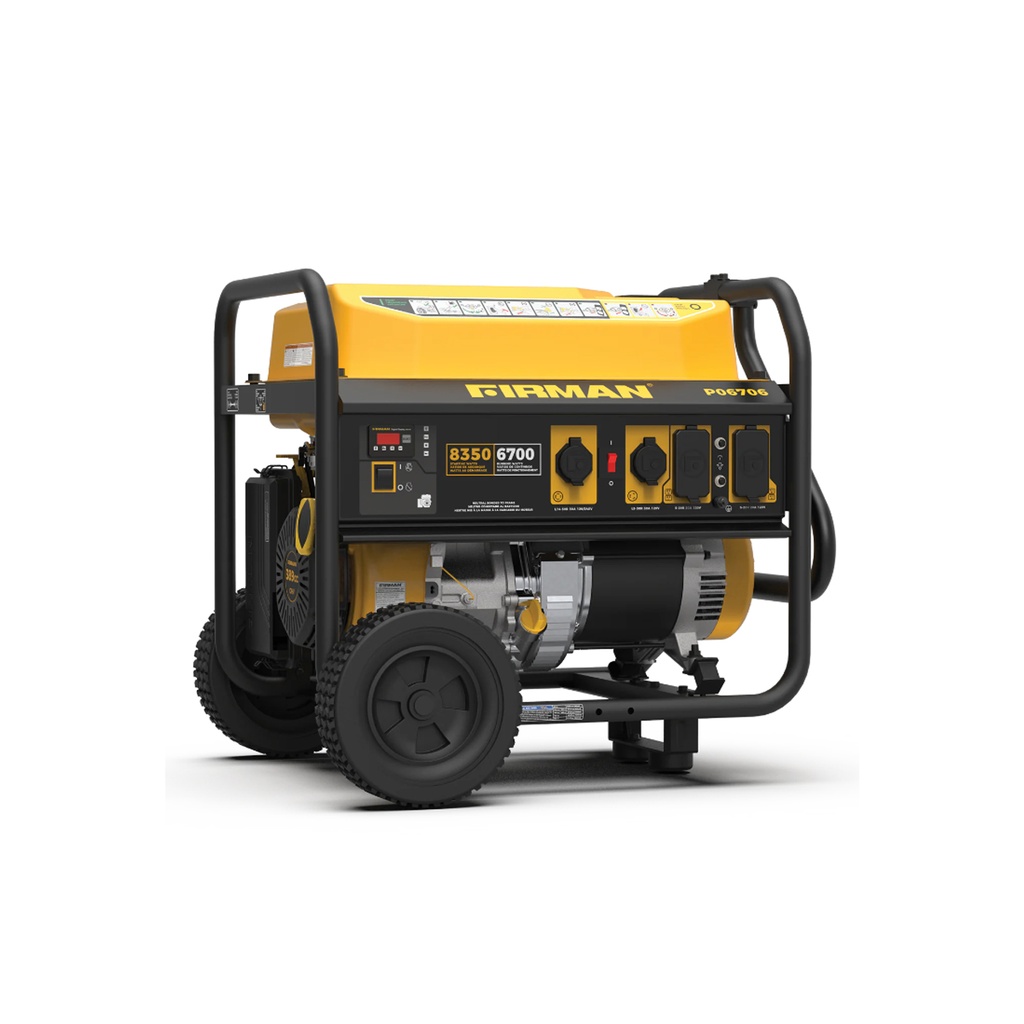 FIRMAN GENERADOR GASOLINA     8350-6700W C/RDAS Y FUNDA