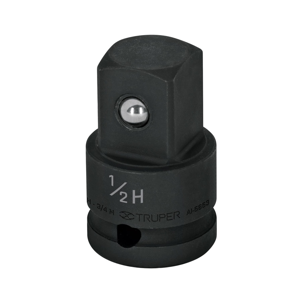 TRUPER ADAPTADOR D/IMPACTO    1/2"(H)X3/4"(M) AI-5653