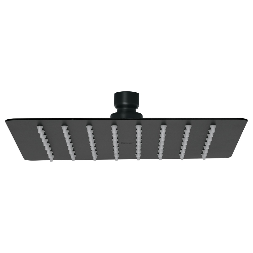 FOSET REGADERA CUADRADA 8"    NGA AC.INOX S/BRAZO R-415SM