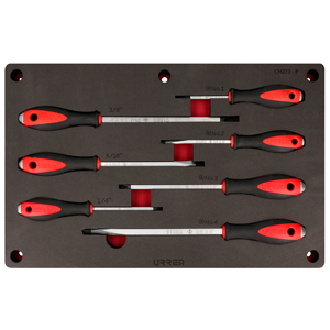 URREA JGO DESTORNILLADOR      COMB 7PZ MGO GOLPE CH273P