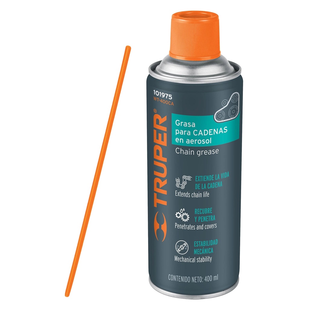 TRUPER LUBRICANTE DE CADENA   EN AEROSOL 400ML WT-400CA