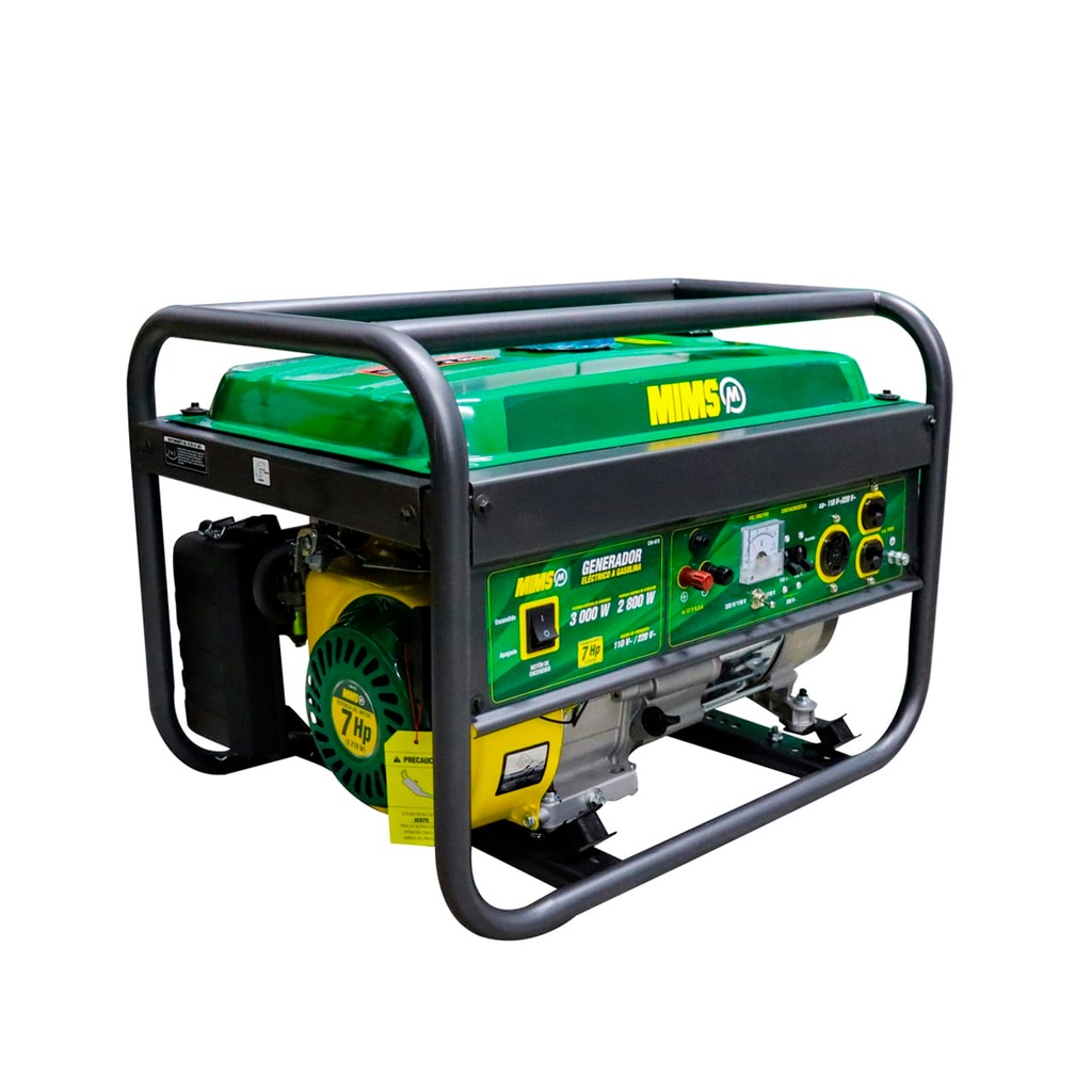 MIMS GENERADOR GASOLINA       3000-2800W 1F BI-VOLT 4T