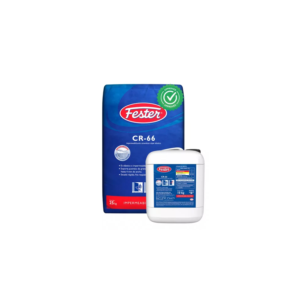 FESTER IMPERMEABILIZANTE      CR66FF SACO 35KG GRIS CEMENTOS