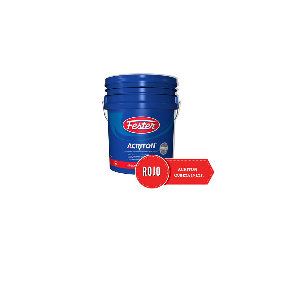 FESTER ACRITON PROSHIELD MAX  12AÑOS ROJO 19LT 2970386
