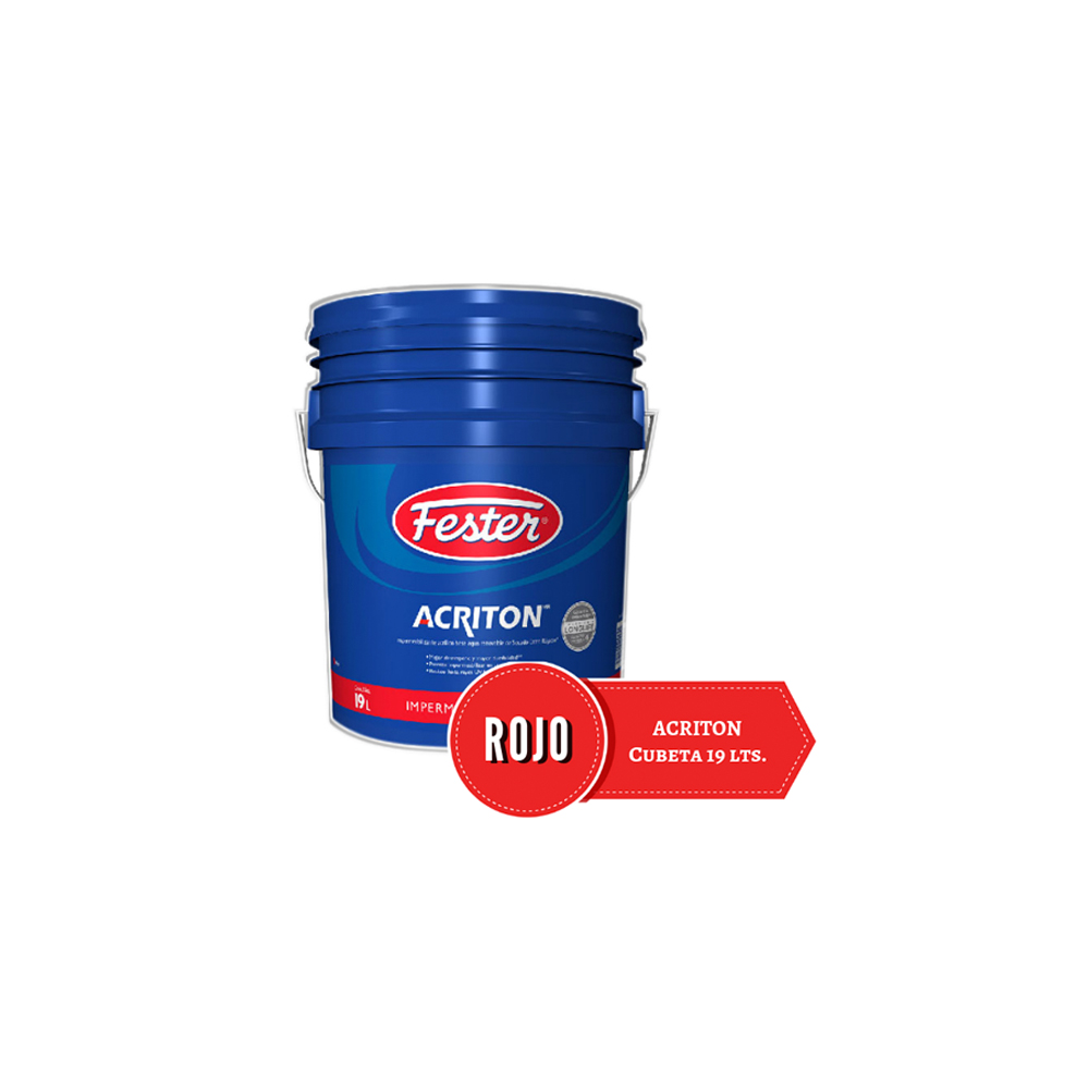 FESTER ACRITON PROSHIELD MAX  06AÑOS ROJO 19LT 2970391